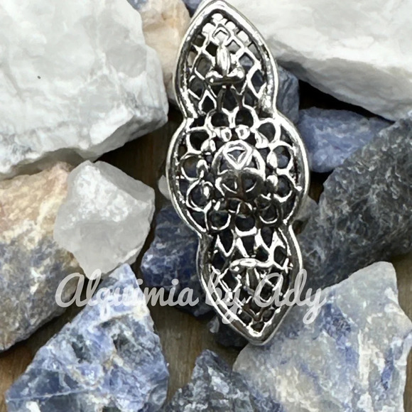 Alquimia Silver Intricate Ring - Picture 1 of 7